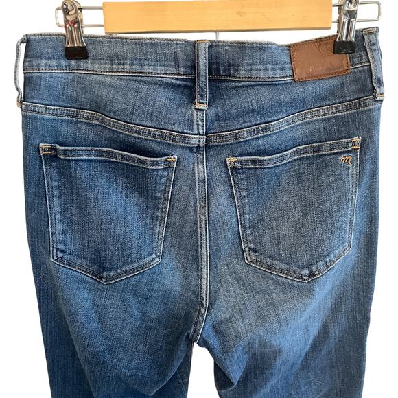 Madewell 10" Roadtripper High Rise Skinny Jeans Blue Size 28 - Picture 5 of 8
